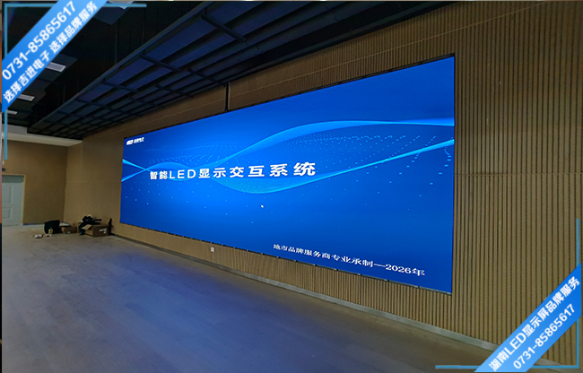 長沙雨花區(qū)某小學報告廳LED顯示屏